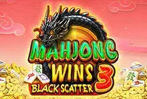 Mahjong Wins 3 - Black Scatter - yellow floral