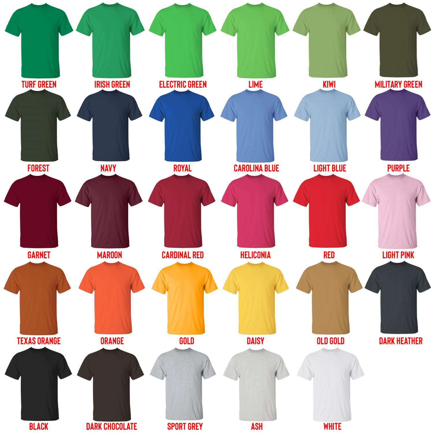 t shirt color chart - Hollow Knight Shop